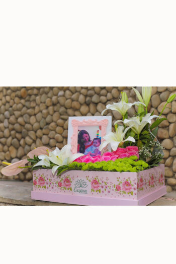 Fresh Flowers Big Box of Daisy, Roses, Anthuriums & Asiatic Lily
