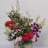 Box Flower Arrangement of Revival Roses & Carnation
