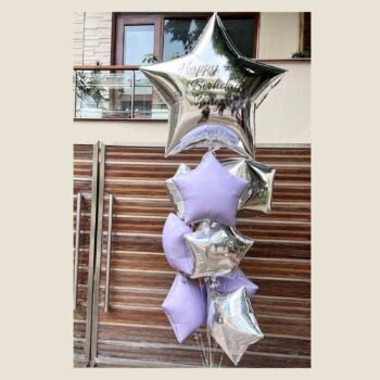 Balloon Bunches Star Girl Birthday