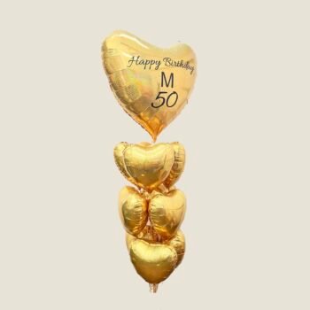 Balloon Bunches The Golden 50