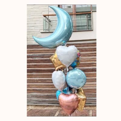 Balloon Bunches Love U Till the Moon
