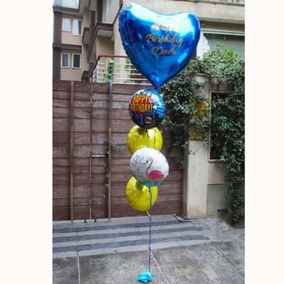 Balloon Bunches Dad Birthday