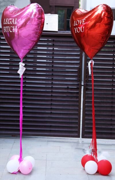 Balloon Bunches Jumbo Heart Set