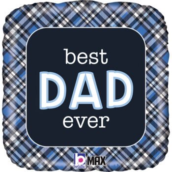 Dad Best Dad Ever Plaid