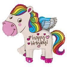 Kids Rainbow Birthday Pony