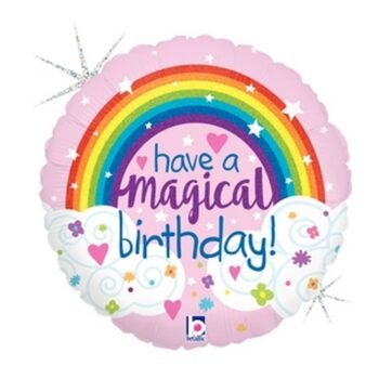 Birthday Glitter Magical Rainbow Birthday