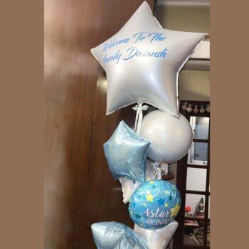 Balloon Bunches Welcome Baby Boy