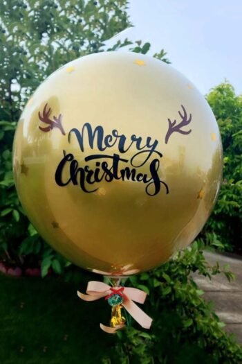 Balloon Arrangements Balloon Bunch Of Gold Globe For Christmas