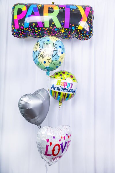 Anniversary Balloon Bunch Of Happy Annivesary, Love & Celebrate With Party